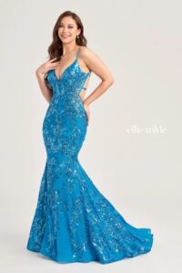 Ellie Wilde EW35011 in blue color
