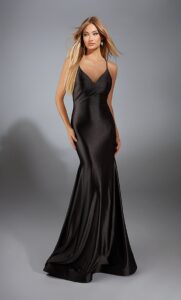 Alyce Paris Prom Dress 61966 in black color.