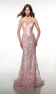 Dress shown in rosewater and is also available in celadon, champagne, dark french blue.